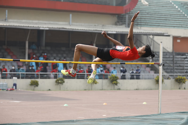 হাই জাম্পে রেকর্ড গড়েছেন রিতু আক্তার।