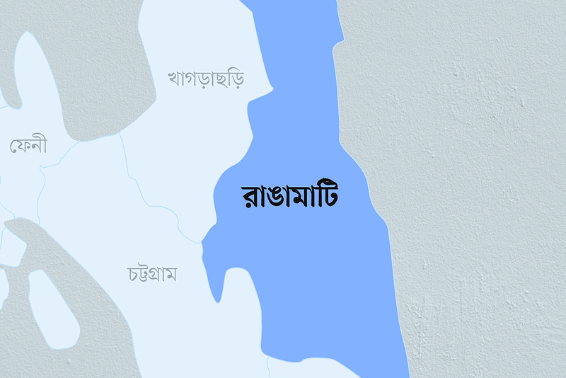 রাঙামাটি জেলার মানচিত্র