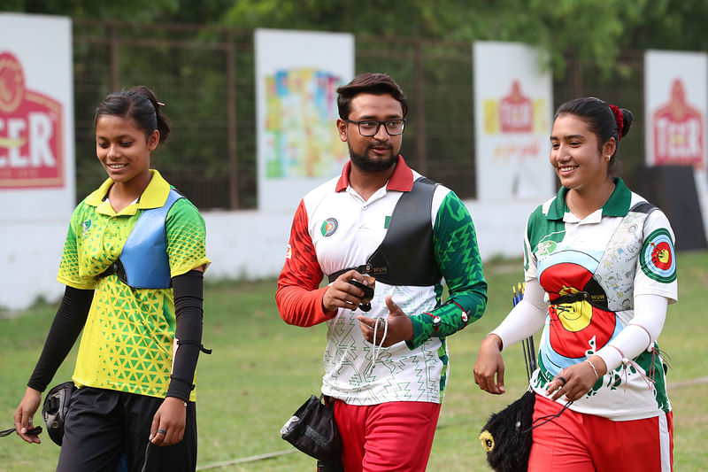 এই প্রথমবারের মতো পদকের লড়াইয়ে ছিল আর্চাররা