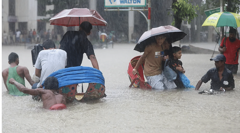 সিলেটে বন্যা