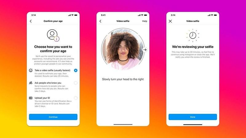 বয়স যাচাই করতে ভিডিও সেলফি সংগ্রহ করবে ইনস্টাগ্রাম