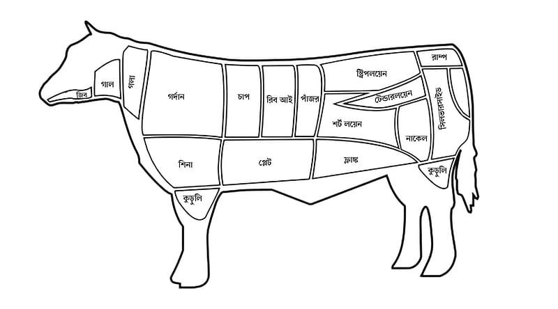 গরুর নানা অংশ দিয়ে বানানো যায় নানা পদ