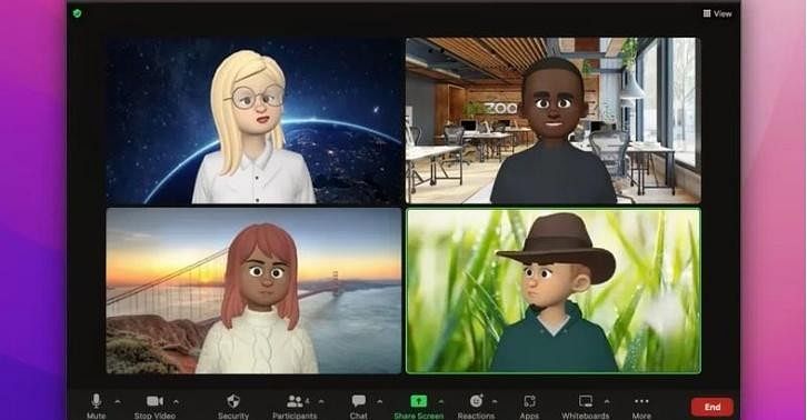 জুমে অনলাইন বৈঠকের সময় অ্যাভাটার ব্যবহার করা  যাবে
