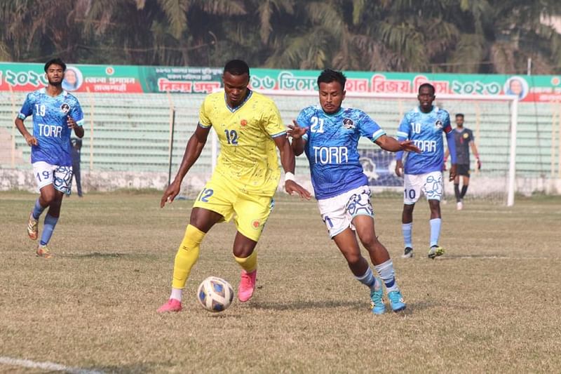 বছরের শেষ ম্যাচে ফর্টিস এফসির কাছে হেরেছে আবাহনী লিমিটেড