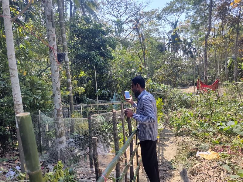 বেইলি রোডের আগুনে বরগুনা সদর উপজেলার গৌরিচন্না গ্রামের নাঈম হাওলাদারও মারা গেছেন। মুঠোফোনে ভিডিওকলে নাঈমের কবর দেখাচ্ছেন এক স্বজন। শনিবার সকালে