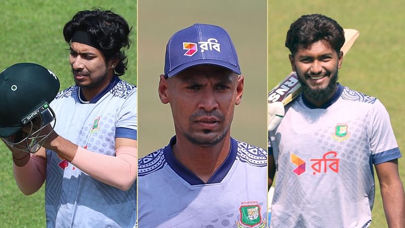 সৌম্য সরকার, মোস্তাফিজুর রহমান ও জাকের আলী