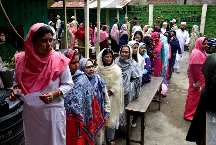 ১৯ এপ্রিল শুরু হয়েছে ভারতে জাতীয় নির্বাচন। প্রথম ধাপে ভোট দিচ্ছেন মণিপুরের একটি আসনের ভোটারেরা