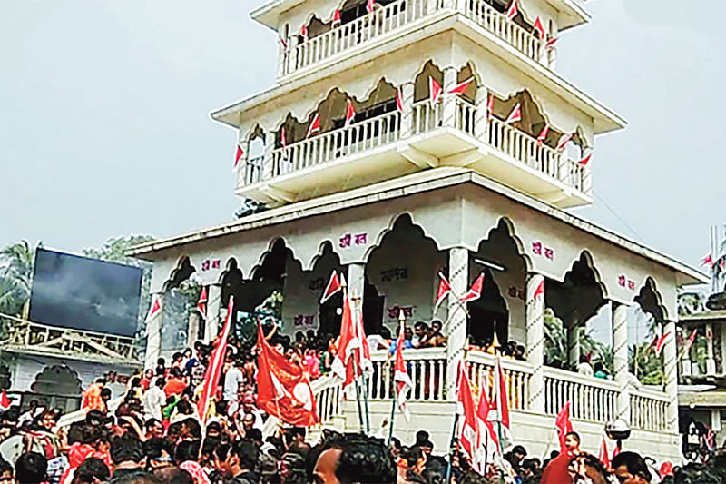 ঠাকুরনগরের মতুয়া মহাসংঘ আশ্রম মন্দির।