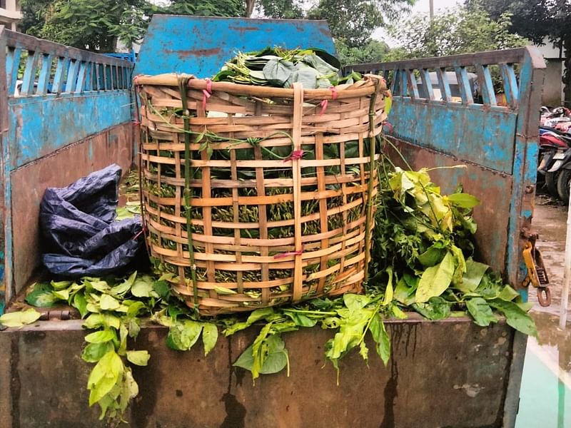 কুমিল্লা চৌদ্দগ্রামে পানের এই ঝুড়িতে করে প্রায় ৫৪ হাজার পাচারের চেষ্টা করা হয়।