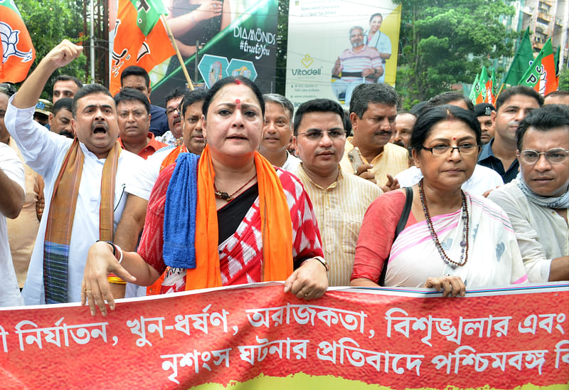 পশ্চিমবঙ্গে নবান্ন অভিযানে বিজেপির নেতা–কর্মীদের দেখা গেছে বেশি। আজ মঙ্গলবার, কলকাতা