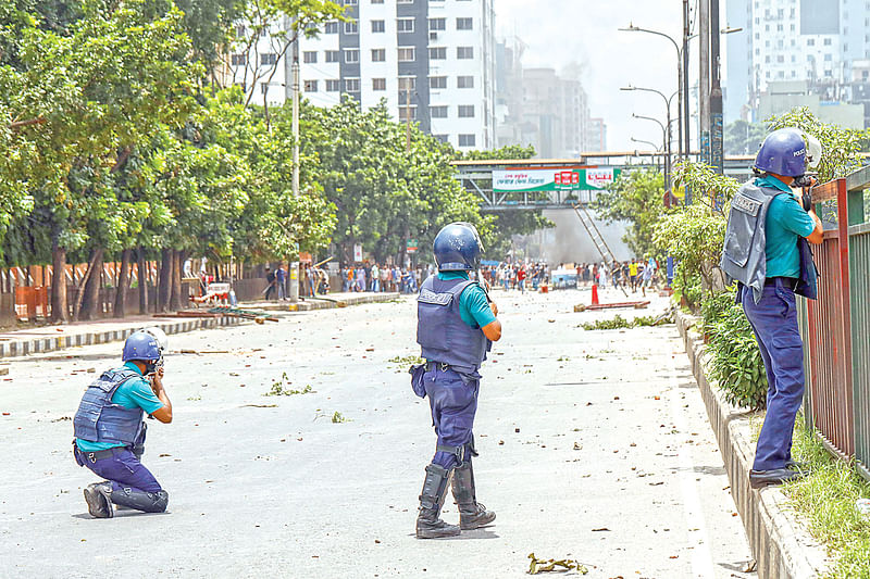 প্রধানত পুলিশ, র‍্যাব ও বিজিবির সদস্যরা গুলি চালালেও তাঁদের বিচার কীভাবে হবে, তা মোটেও পরিষ্কার নয়