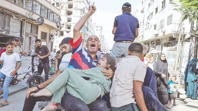 তারপরও জাবালিয়ার লোকেরা তাঁদের বাড়ি থেকে সরে আসছেন না