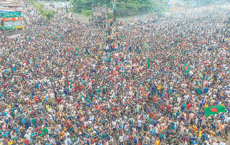 গণ–অভ্যুত্থানে রাষ্ট্র নিয়ে নানা ধরনের জন–আকাঙ্ক্ষা তৈরি হয়েছে