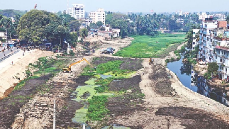 Predicament of Bhairab river in Jessore town