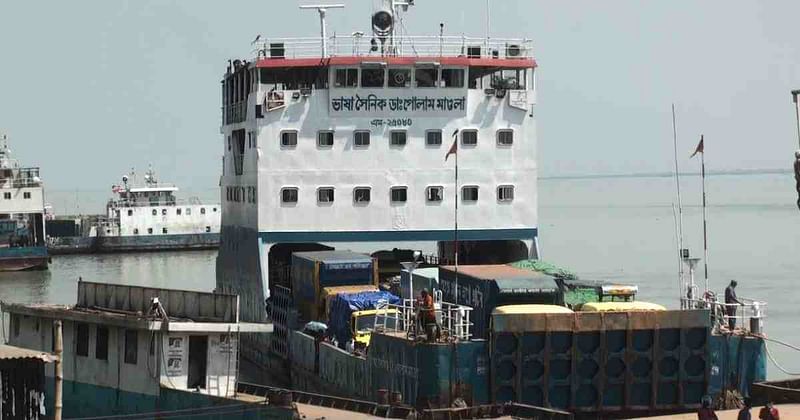 Ferry services at night suspended on Shimulia-Banglabazar route