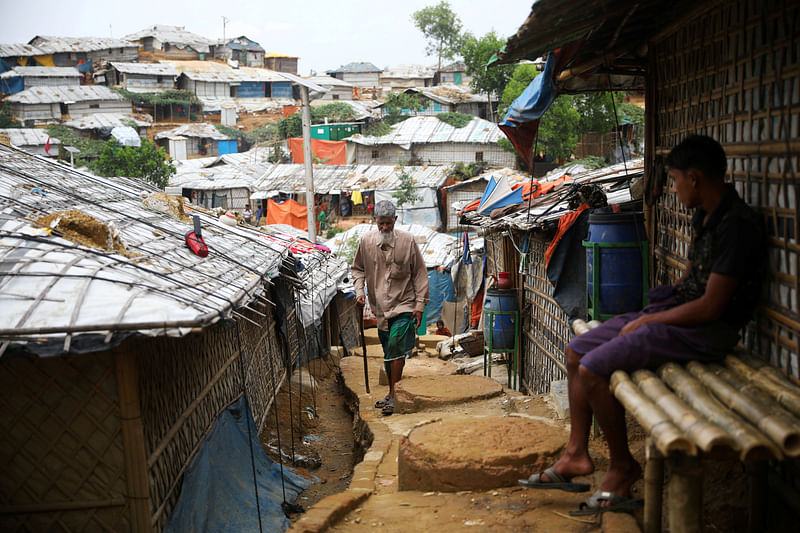 Congested Rohingya camp