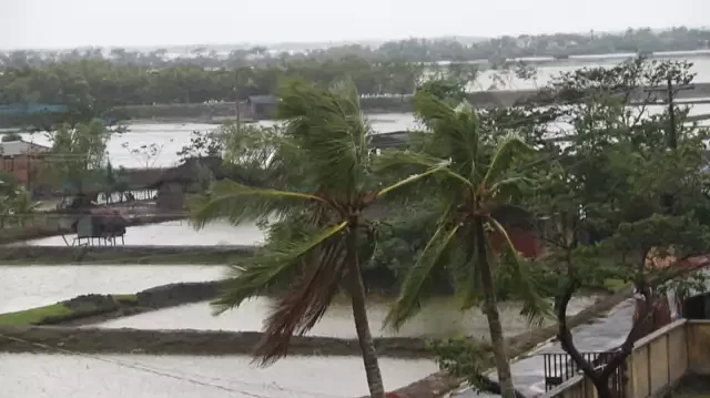 Rain and storm batter coastal division Khulna. Photo taken at Koyra upazila