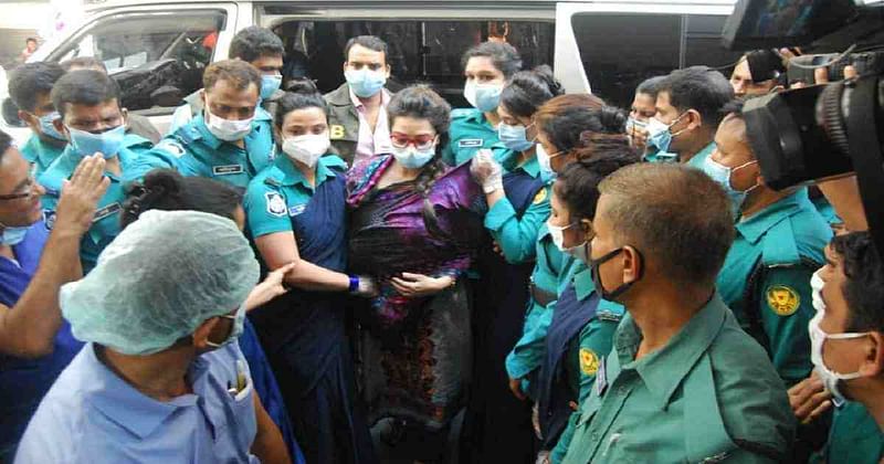 JKG Healthcare chairman Sabrina Arif Chowdhury in police custody