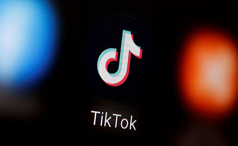 A TikTok logo is displayed on a smartphone in this illustration taken 6 January 2020.