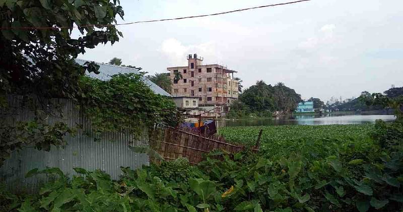 Gumti river turned into a canal in Cumilla