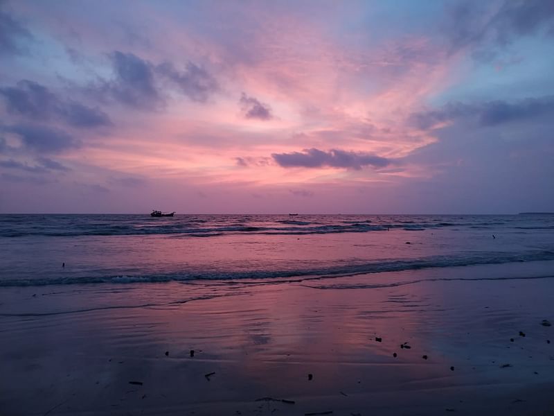 The natural beauty of Kuakata sea beach is threatened by land grabbers taking control of nearby reserved forests