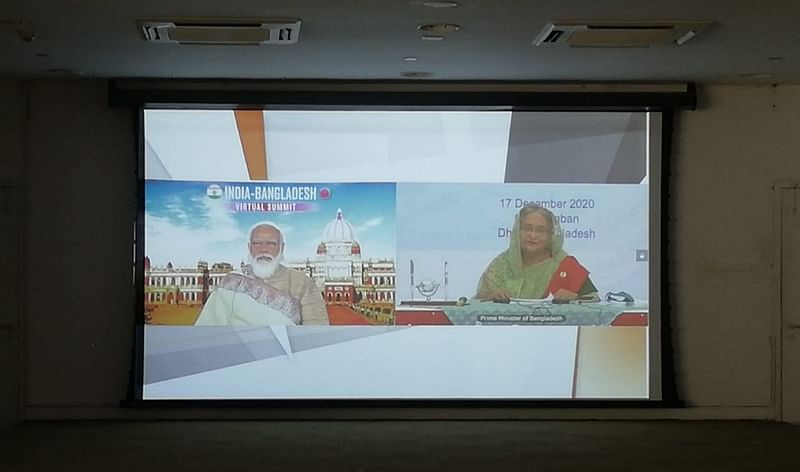 Hasina-Modi virtual Summit underway