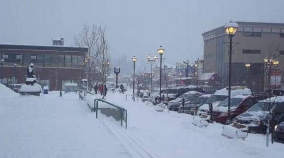 Yukon after snowfall