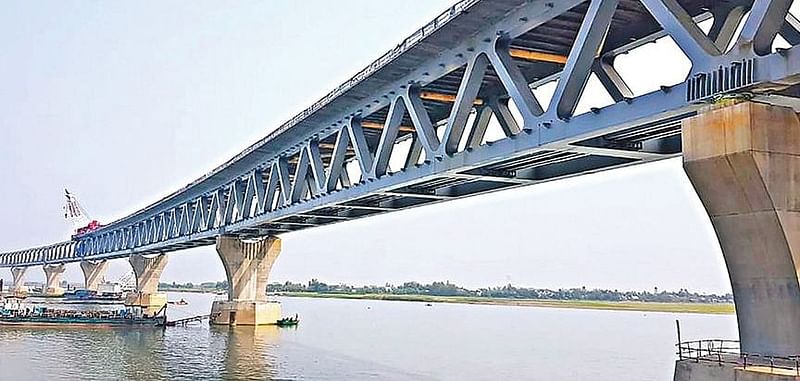 A part of Padma Bridge