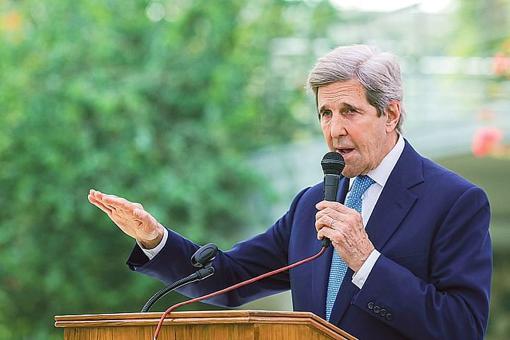 Obama government's former secretary of state Kerry is now climate change affairs special envoy to US president Joe Biden.