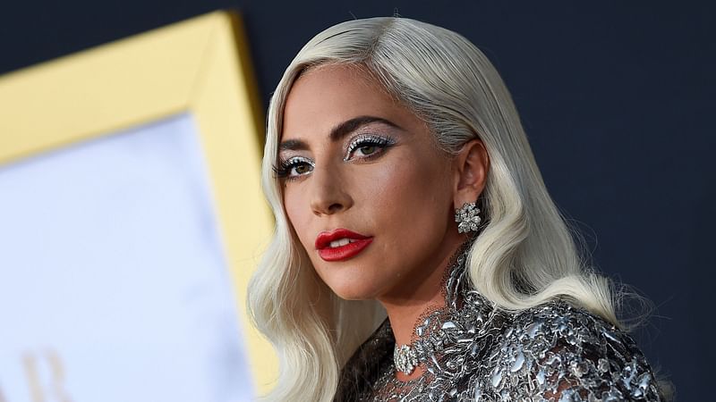 In this file photo taken on 24 September 2018 Singer/actress Lady Gaga attends the premiere of "A star is born" at the Shrine Auditorium in Los Angeles