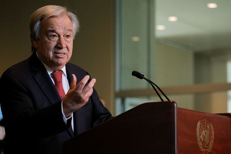 UN secretary-general Antonio Guterres