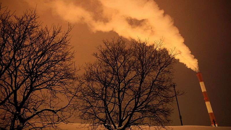 Steam and other emissions rise from a power station in Belgrade, 7 February, 2012.