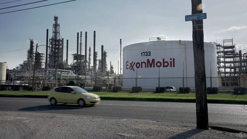 A view of the ExxonMobil Baton Rouge Refinery in Baton Rouge, Louisiana, US, 15 May 2021.