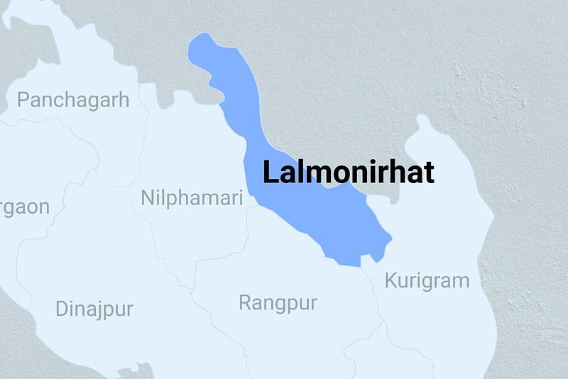 Map of Lalmonirhat