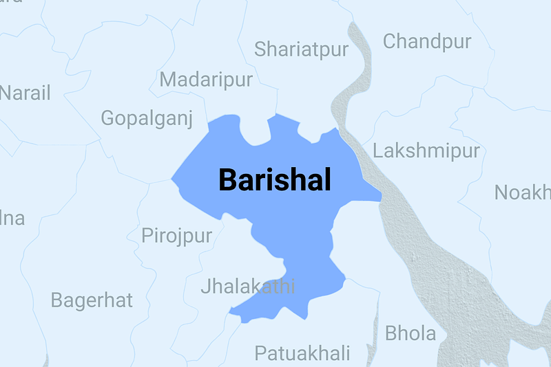 Map of Barishal