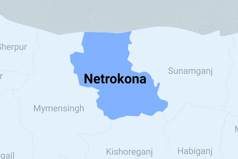 Map of Netrokona