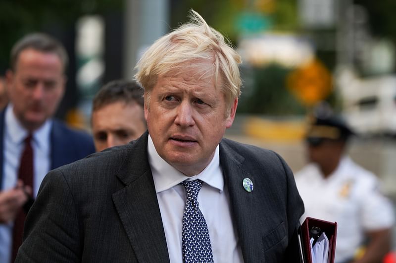 British prime minister Boris Johnson