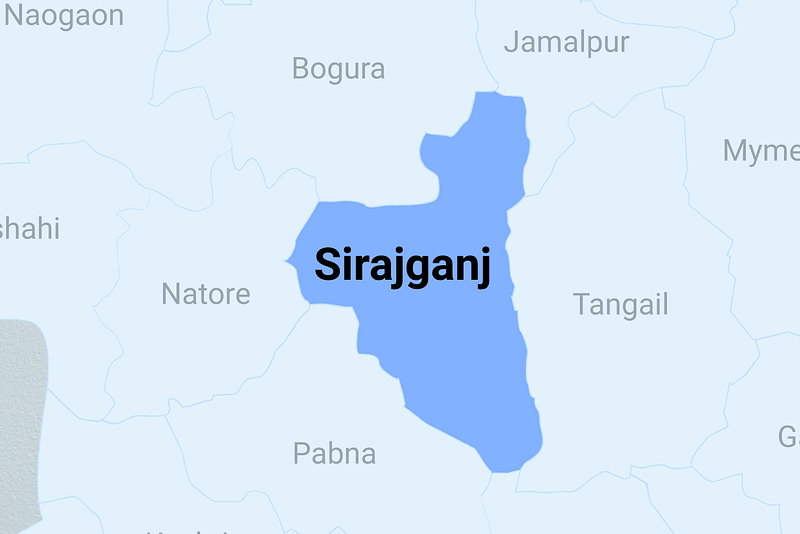 Map of Sirajganj