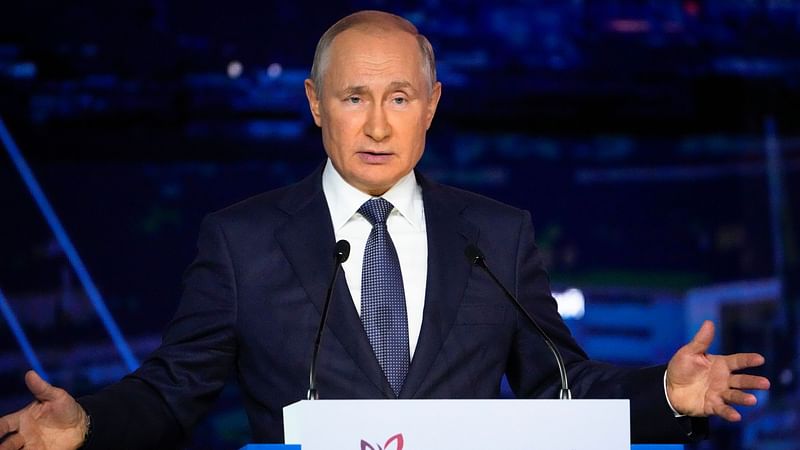 Russian president Vladimir Putin