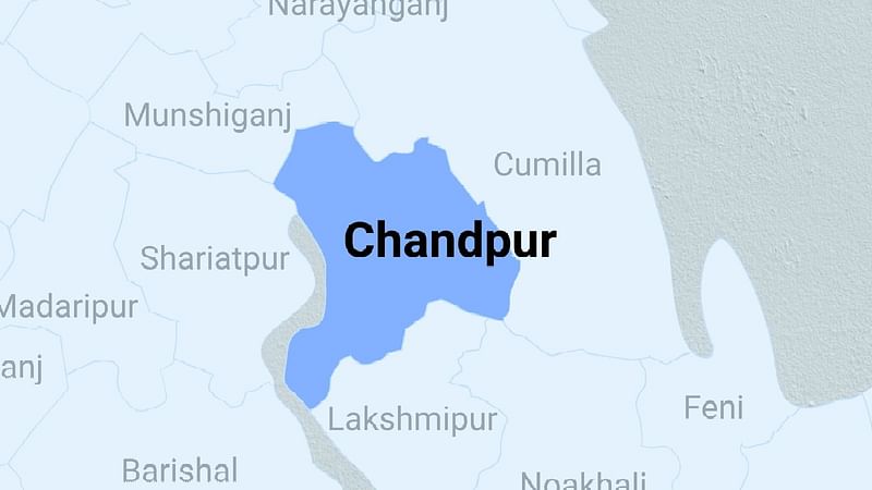 Map of Chandpur district