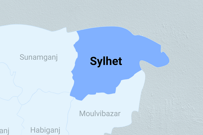 Sylhet district map