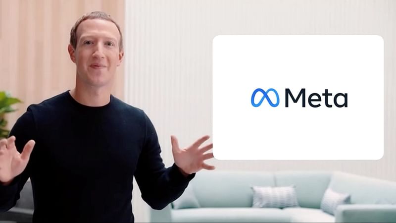 Facebook CEO Mark Zuckerberg speaks during a live-streamed virtual and augmented reality conference to announce the rebrand of Facebook as Meta, in this screen grab taken from a video released on 28 October 2021