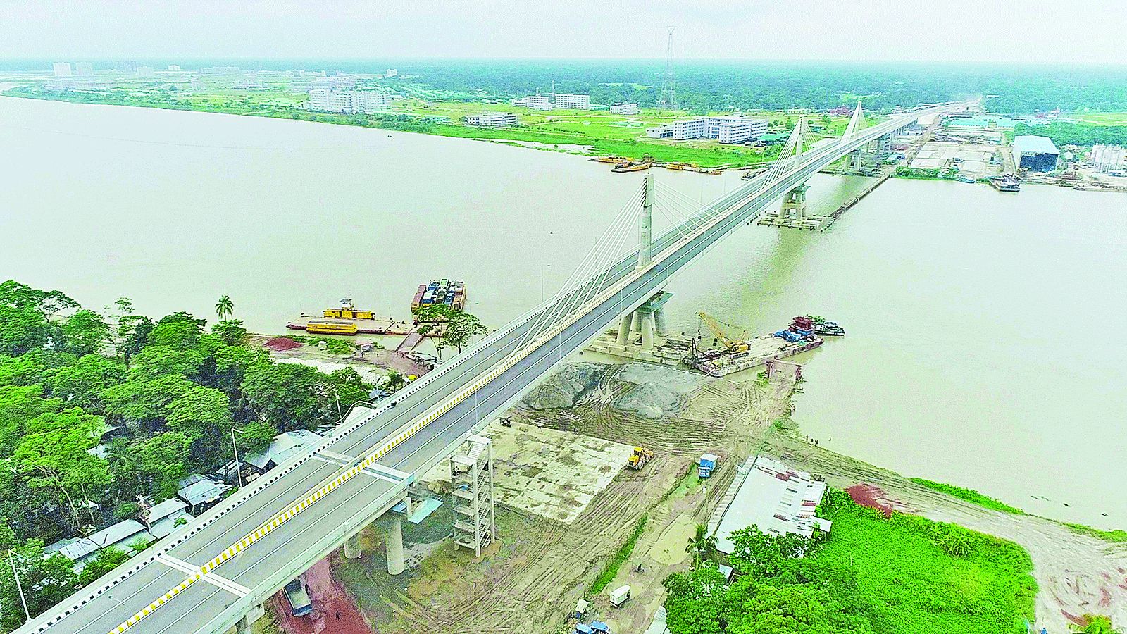 Payra Bridge over the Payra river in Lebukhali area on Patuakhali-Barishal highway