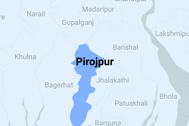 Map of Pirojpur