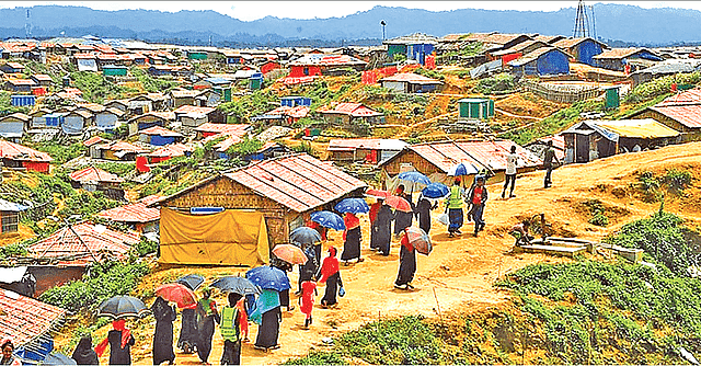 Rohingya camps at Cox's Bazar