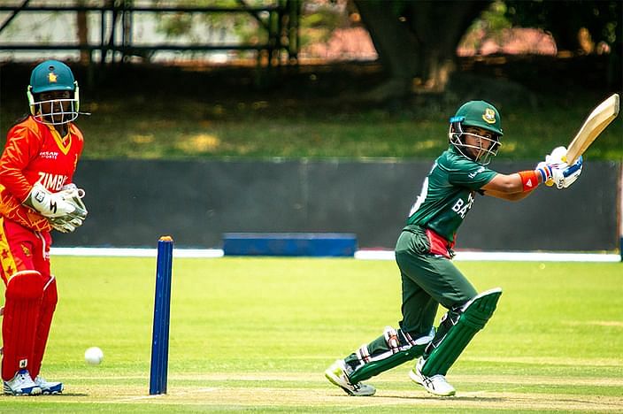 Bangladesh Women’s Cricket team whitewashed hosts Zimbabwean Women’s team in the three-match ODI series at the Queen’s Sports Club ground in Bulawayo, Zimbabwe on Monday.