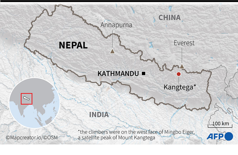 Map of Nepal