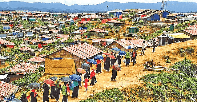 Rohingya camp in Cox's Bazar, Bangladesh