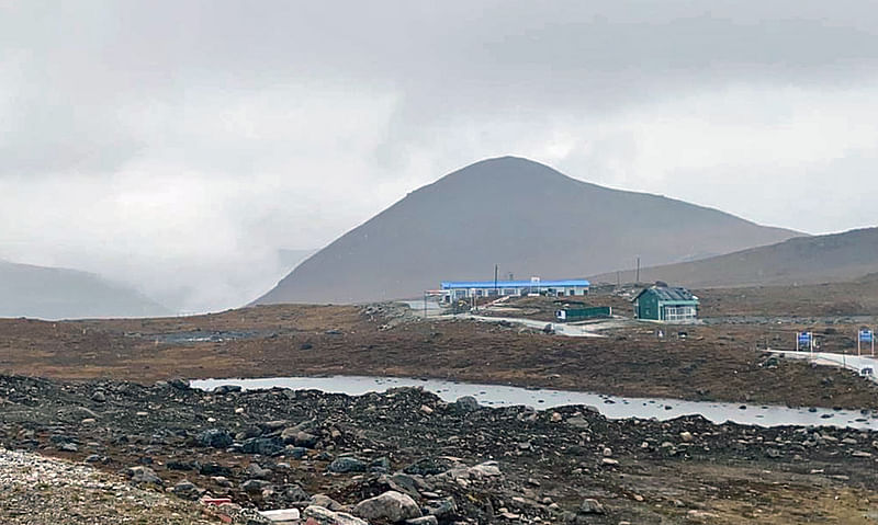 Bum-La, a border meeting point between India and China along Line of Actual Control in Tawang sector, Arunachal Pradesh, on 20 October 2021