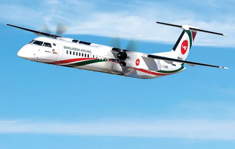 A Biman Bangladesh aircraft